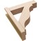Ekena Millwork 6-in W x 22-in D x 26-in H Funston Block Rough Cedar Woodgrain TimberThane Outlooker, Primed Tan OUTUR060X22X26FST44RCPR - alternate 3
